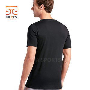 Slim Fit T Shirt Multi Colors Available Sportswear Men's Causal T-shirts Navy Men Wholesale Solid Color - Product Image 6