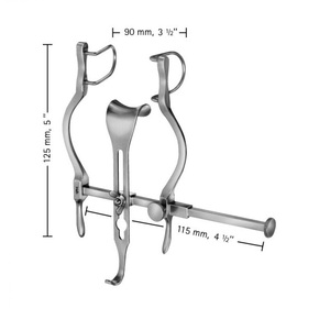 Rétracteurs abdominaux pour bébés Balfour, en acier inoxydable, manuels, de haute qualité, réutilisables, sans rouille - Product Image 1