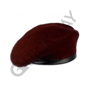 Venta al por mayor aceptar logotipo personalizado moda 100% lana boina ceremonial para hombres venta en Pakistán - Product Image 3
