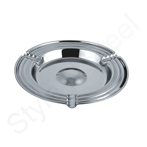 Cenicero de acero inoxidable personalizado, Cenicero redondo para cigarros, precio al por mayor - Product Image 4