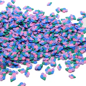 500G Slime Polymer Clay ดอกไม้ใบ Slice ดอกไม้ดิน Sprinkles สำหรับหัตถกรรมทำเล็บ Art Decor Scrapbooking DIY