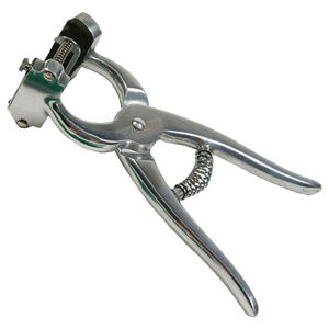 Juego de Pinzas para Tatuaje de Orejas Reutilizables de Plata de Alta Calidad, Herramientas de Identificación y Marcado para Ganado Ovino y Caprino - Product Image 1