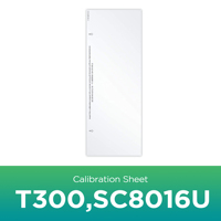 Feuille de contrôle d'étalonnage Plustek - pour scanner de documents A3 SmartOffice SC8016U, T300 uniquement