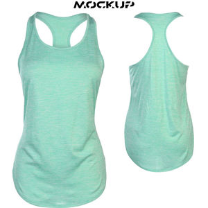 Débardeur en coton pour femmes de haute qualité, débardeur de sport, de yoga, dos ouvert, fabricant de logo personnalisé - Product Image 3