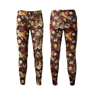 Mallas largas deportivas estampadas para mujer, Leggings con diseño personalizado y Logo para correr, pantalones elásticos de cintura alta para Fitness y Yoga - Product Image 5