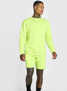 ชุดเสื้อกีฬาและกางเกงขาสั้น,สำหรับผู้ชายพร้อมโลโก้ของคุณเองฤดูร้อน - Product Image 3