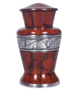 Spaniel <b>Pet</b> Cremation Urn, Six Side American Keepsake Urn For Human Ashes Small Blue Fire Keepsake Urn - Product Image 6