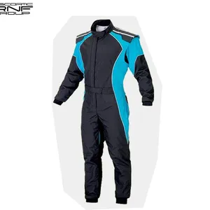 Go Kart Racing yarış takım elbise motosiklet ve oto yarış setleri Cordura kumaş/Polycotton kumaş Kart takım elbise spor Unisex çocuk