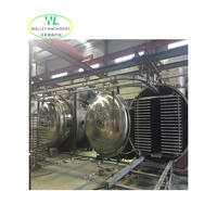 HotSale Walley Industriële 25m² Vriesdroger Pomp Motor 64+kw Vermogen Groentedroger SUS304 RVS Elektrisch/Stoom