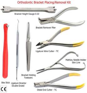 Orthodontic <b>Bracket</b> Placing Removal Tools Kit - Product Image 1