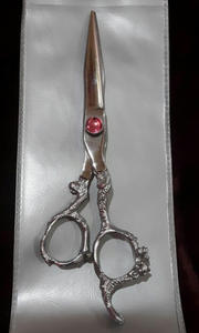 Ciseaux pour coupe de cheveux, poignée Dragon, barbier, estival, 7 pouces - Product Image 4