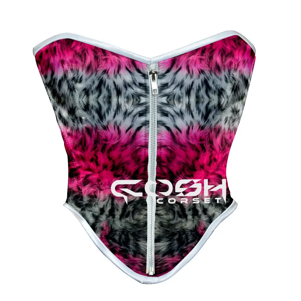 COSH CORSET Overbust Steel boned Hochwertige digital gedruckte sublimierte Satin Korsett Party Wear und Mode Korsett Top Vendors