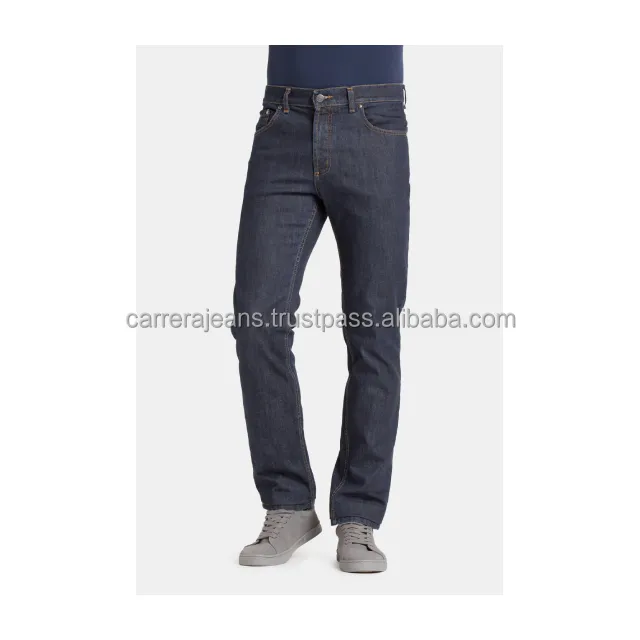 Italian high quality comfortable leg and regular waist cotton jean pant denim jeans men's trouser