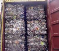 Chatarra de Plástico HDPE/LDPE / Chatarra de Botellas PET Lavadas, Botellas PET 100% Transparentes / Marca KBS Grado A, 200 kg/BAE Sudáfrica