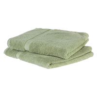 Serviette de bain de couleur kaki et vert, en coton bon marché, fabriquée en turquie, 27x55 ", 70x140 cm, vente en gros