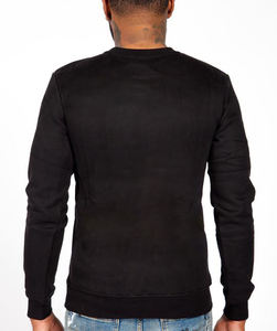 Sudadera lisa de manga larga para hombre, con Logo personalizado y cuello redondo, ropa para parte superior masculina - Product Image 5