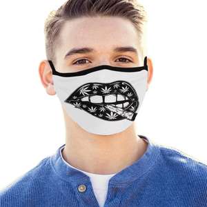 Mascarilla facial personalizada de algodón, impresión barata - Product Image 5