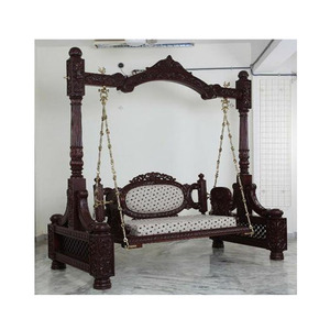 Columpio de Madera de Teca Estilo Indio para Decoración del Hogar, el Mejor Columpio Maharaja de Madera de Teca, Columpio Antiguo de Madera de Teca para el Hogar, Malasia - Product Image 1