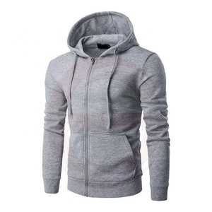 Sweat à capuche d'automne Offre Spéciale pour hommes taille adulte personnalisée avec fermeture à glissière solide nouvelle caractéristique anti-rides imperméable à la mode - Product Image 3