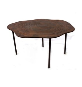 QUALCOSA INTERNATIONAL Designer Leisure Ottoman <b>Stool</b>-Modern Midcentury Style Removable Cover Adjustable Height Premium Quality - Product Image 1