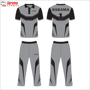 Tenue de cricket à manches courtes Sarama Sports Trend Wear avec logo personnalisé, design par sublimation, toutes les couleurs, toutes les tailles - Product Image 3