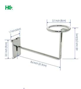 Crochet d'affichage de support de chapeau de fil en métal à la mode pour crochets d'affichage de magasin de Gridwall - Product Image 3