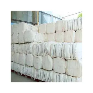 ผ้าฝ้าย100% สีขาวทำความสะอาดอุตสาหกรรมน้ำมัน Ect บังคลาเทศ BD ผ้าฝ้ายสีขาวเช็ดทำความสะอาด/ใหม่ก้อนปัดน้ำฝนฝ้ายในขายส่ง