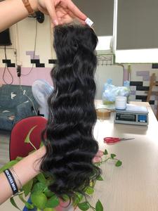 100% véritables extensions de cheveux humains meilleure qualité vierge trame non traitée cuticule alignée Remy paquet de cheveux en vagues bouclées droites - Product Image 4
