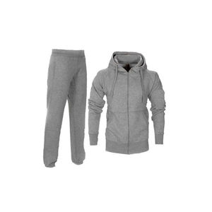 Survêtement pour hommes sweat à capuche en coton uni survêtements jogging en gros sport noir survêtement imprimé - Product Image 6