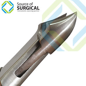 Coupe-ongles professionnel de haute qualité Double ressorts Pinces à ongles professionnelles à Double ressort de qualité supérieure avec poignée en zigzag - Product Image 3