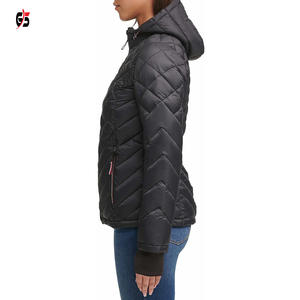 Ropa de invierno para mujer, chaquetas acolchadas cálidas, transpirables, ligeras, con logotipo personalizado, calidad Premium, ropa de moda para exteriores - Product Image 3