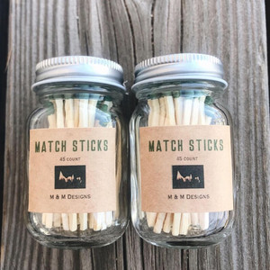 Long Safety Holder Wooden Promotion <strong>Matches</strong> <strong>in</strong> Glass <strong>Jar</strong> Bottle Apothecary Gift Luxury Fancy <strong>Jar</strong> and Remaining Matchsticks - Product Image 4
