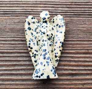 Cristal de curación NATURAL de jaspe Dálmata, Gema curativa de Dálmata, ángulo de bolsillo para meditación y decoración del hogar - Product Image 2