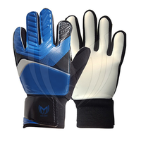 Gants de gardien de but de football professionnels en latex, paume plate, entraînement sportif, logo personnalisé imprimé