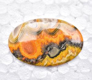 Bumble-cabujón de abeja de gran calidad para mujer, cabujones de jaspe de abeja de estilo indonesio, gemas sueltas hechas a mano, cabujones de jaspe de abeja - Product Image 2