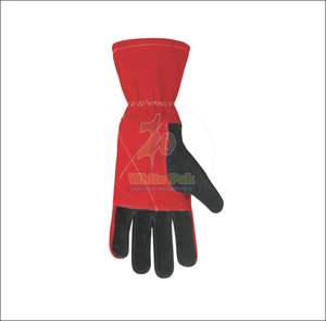 Guantes de Soldadura de Cuero Dividido Premium Blancos, Talla XL, Cómodos, Resistentes al Calor, Antideslizantes, Anti-Impactos, Transpirables y Seguros, Más Vendidos - Product Image 3