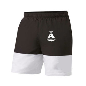 Pantalones cortos de hombre de fabricación pakistaní color azul con pantalones cortos de correr elásticos - Product Image 2