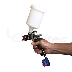 LEMATEC เครื่องควบคุมลมดิจิตอล 0-160 PSI พอร์ตขนาด 1/4 นิ้ว พร้อมเกจวัดสำหรับปืนพ่นลม เครื่องมือลม - Product Image 4