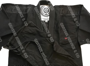 Jiu Jitsu-kimono/Bjj para hombres, uniforme de jiujitsu negro de alta calidad, hecho a medida, venta al por mayor - Product Image 3