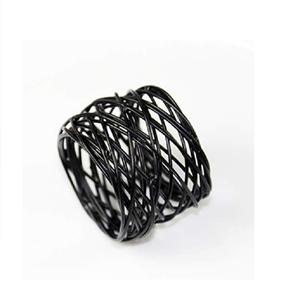 Anillo de servilleta de cubiertos de Venta caliente, soporte de tejido de diseño moderno, accesorios de servilleta de vajilla para uso en restaurante al mejor precio - Product Image 4