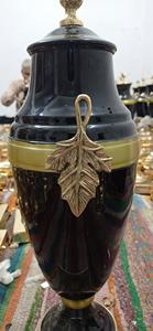 BRASSWORLD INDIA Urna Funeraria de Cremación Estilo Americano con Diseño de Hoja Extra Grande - Product Image 5