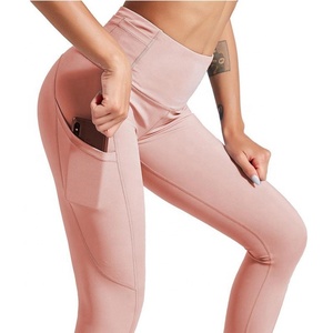 Factory Price Womens Printed Fitness Leggings High Waist Super Soft Comfort Slim Pants Power Stretch Tights Yoga <b>Trousers</b> - Product Image 1