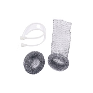 Estirable y extensible, Bola de alambre de acero, fregadero de cocina, planta de limpieza, protege el filtro de acero inoxidable, depurador de acero inoxidable - Product Image 1