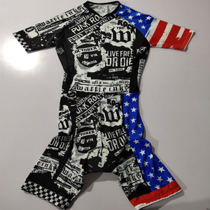 ชุดไตรกีฬาปั่นจักรยานแบบสั่งทำ,ชุดไตรกีฬาแบบระเหิดชุดปั่นจักรยานปรับแต่งได้ - Product Image 2