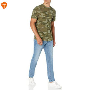 Camiseta de manga corta con cuello redondo para hombre, 100% algodón - Product Image 5