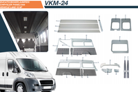 MÁS VENDIDO Juego Completo de Accesorios Interiores de Plástico Vkm Plastik para Crafter/MAN TGE, Modelo VKM-33, Especialmente Diseñado
