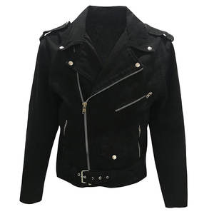 Veste en jean à manches longues pour moto, blouson bleu clair de grande taille pour femmes - Product Image 5