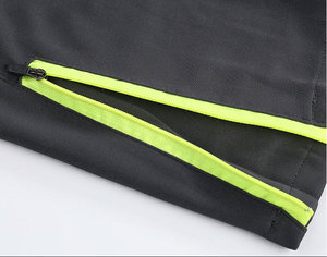 <span class=keywords><strong>Pantaloni</strong></span> Sportivi da <span class=keywords><strong>Uomo</strong></span> <span class=keywords><strong>Grigi</strong></span> con Strisce Laterali Giallo Neon, Vita Elastica, Asciugatura Rapida, <span class=keywords><strong>Pantaloni</strong></span> da Jogging - Product Image 5