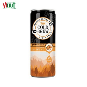 280ml Can (Tinned) <b>Coffee</b> with Almond OEM ODM Private Label Beverage Manufacturer - Product Image 1