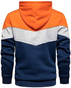 Sudadera con Capucha de Forro Polar para Hombre, Color Sólido, 100% Algodón, para Invierno, Moda Casual - Product Image 4